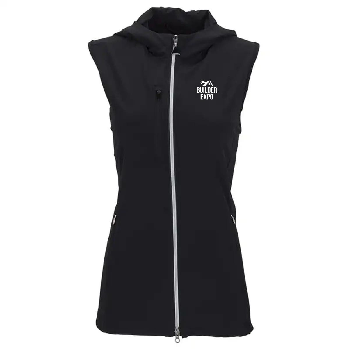 Greg Norman Windbreaker Full-Zip Hooded Vest - Women