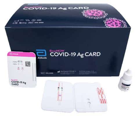 Abbott BinaxNOW COVID-19 Test Kit POC